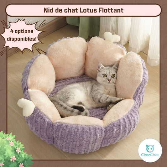 Niche pour chat Lotus Flottant