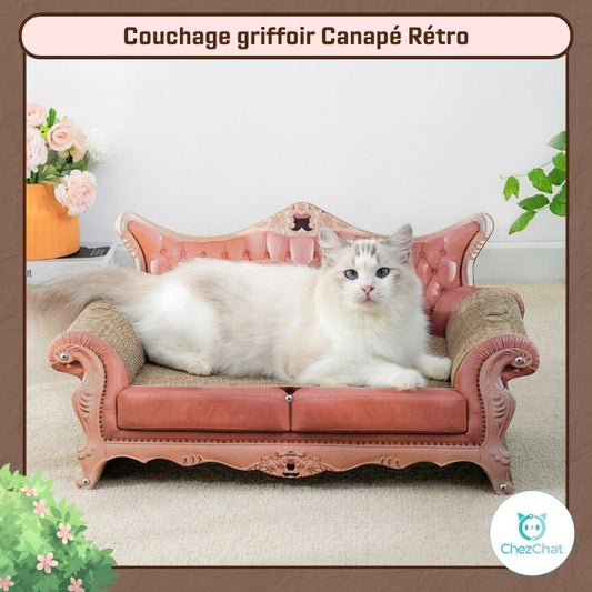 Couchage griffoir Canapé Rétro